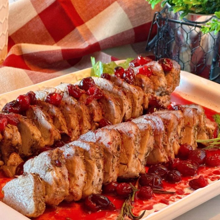 Roast Pork Tenderloin With Cranberry Sauce Norine S Nest