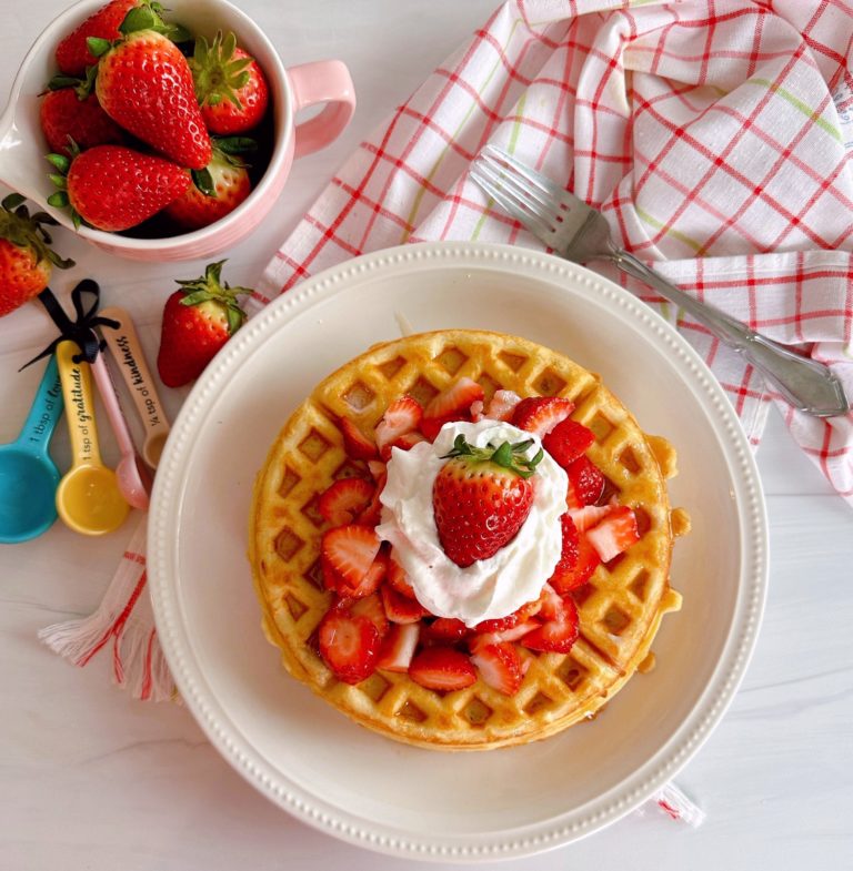 Strawberry Vanilla Waffle recipe | Norine's Nest