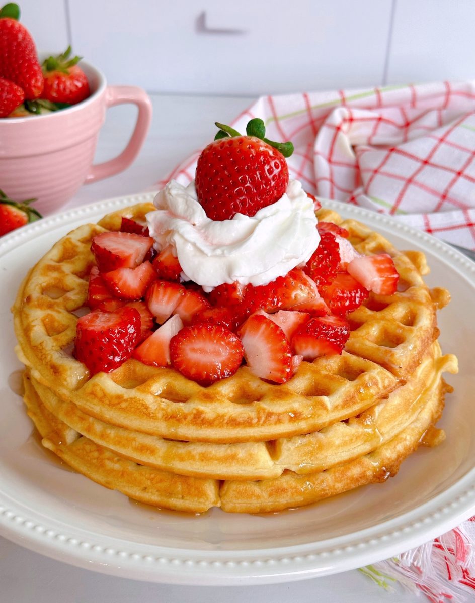 Strawberry-waffles. | Norine's Nest