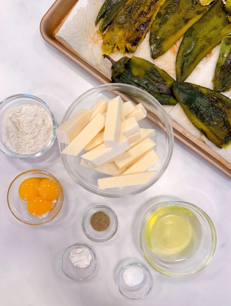 Ingredients for Chile Relleno's.