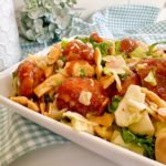 General Tso's Crispy Chicken Asian Salad in a salad bowl.