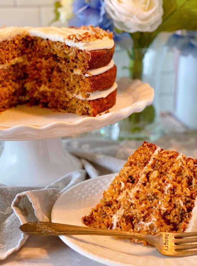 Perfectly Spiced, Vegan Carrot Cake (Gluten and Nut Free) - Allergylicious