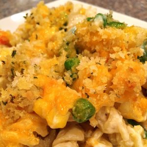 Chicken Noodle Casserole on plate