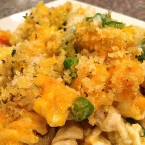 Chicken Noodle Casserole on plate