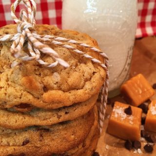 Salted Caramel Chocolate Chip Cookies