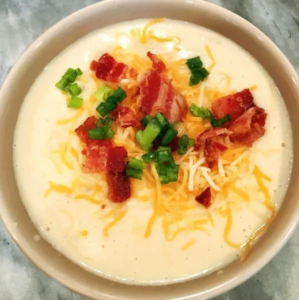 Slow Cooker Potato Soup (with frozen potatoes) - The Country Cook