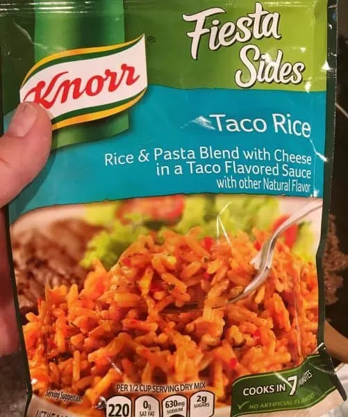 Knorr Taco Rice package