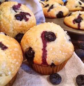 Breakfast Blueberry Muffins