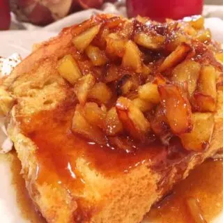 Caramel Apple Brioche French Toast