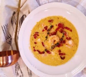 Bacon, Shrimp, & Corn Chowder