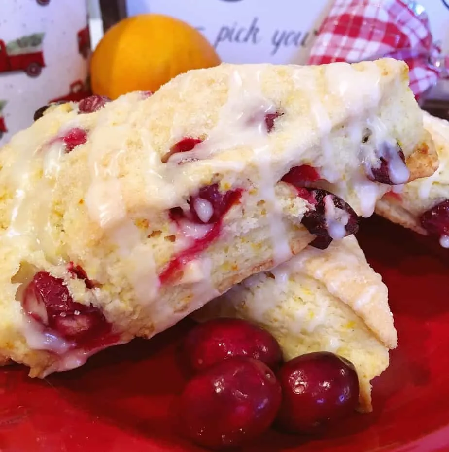 Fryin' Pan Bread Scones with Cranberries