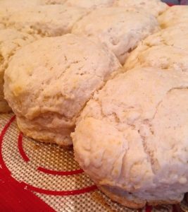 Biscuits out of the oven