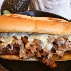 Pepper Jack Beef Sandwich