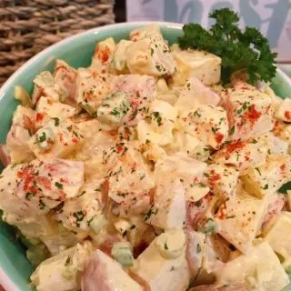 Classic Red Potato Salad in a bowl