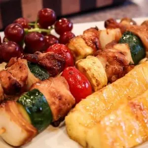 Grilled Teriyaki Chicken Kabobs