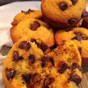 Pumpkin Chocolate Chip Muffins