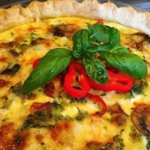 Loaded Vegetable Quiche