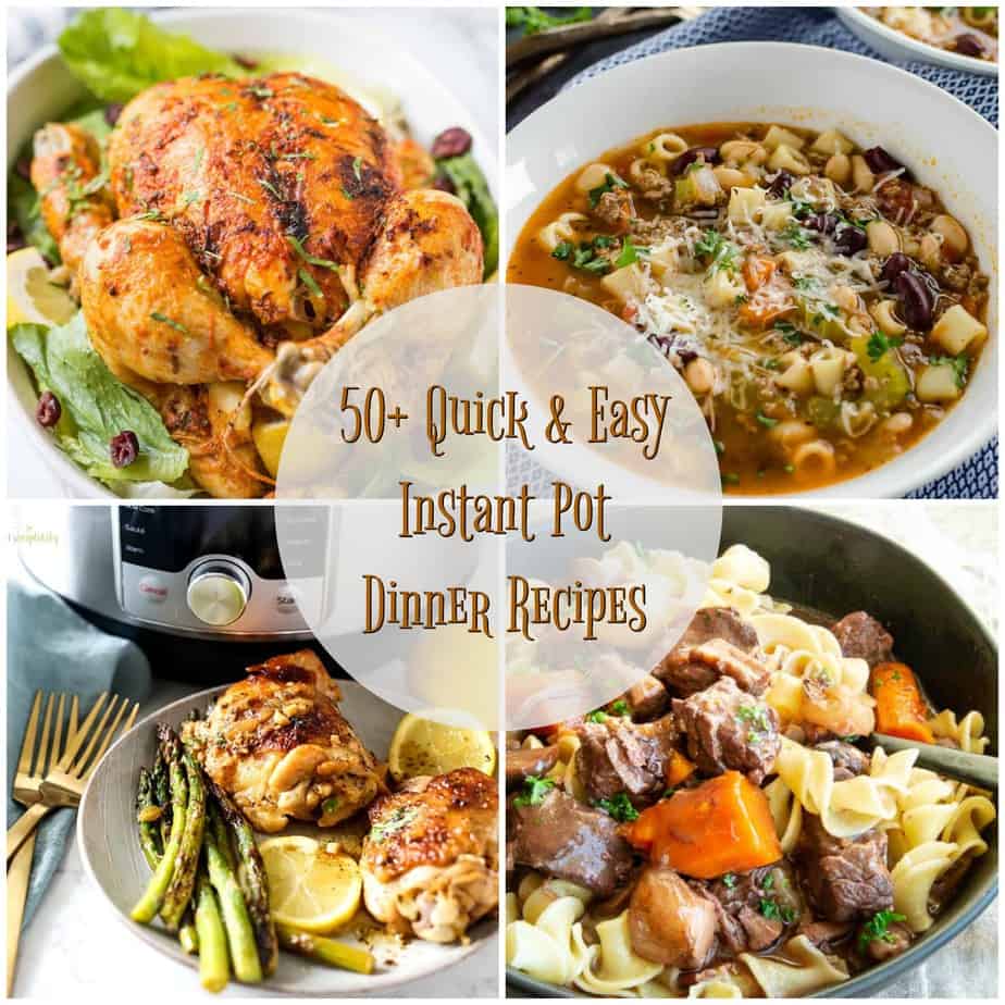 50+ Quick and Easy Instant Pot Dinner Recipes | Norine's Nest