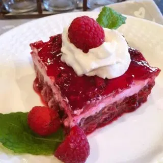 Raspberry Layered Jello Salad