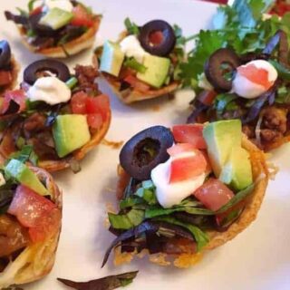 Finished Mini Tostada Bites