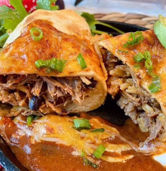 Baked Chimichangas with Shredded Beef - Chattavore
