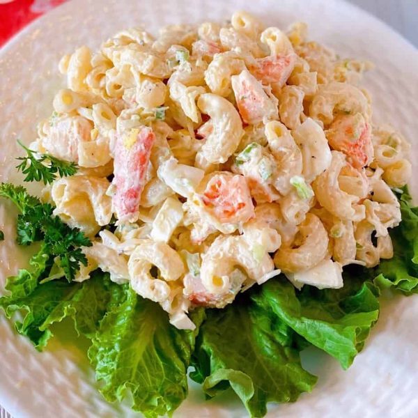 Tutustu 99+ imagen seafood pasta salad