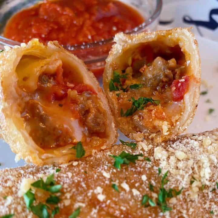 Deep Fried Pizza rolls | Norine's Nest