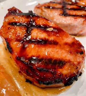 Brown Sugar Glazed Pork Chops | Norine's Nest