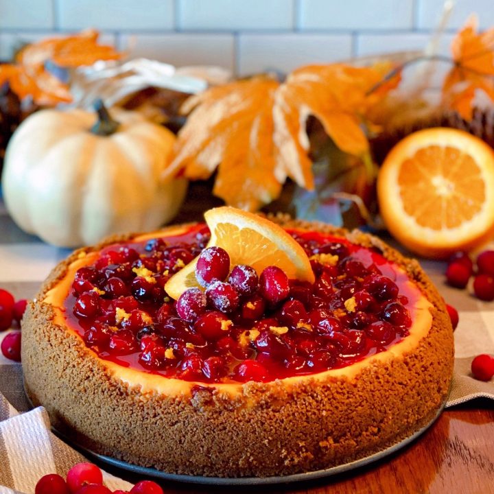 Cranberry Orange Cheese Cake