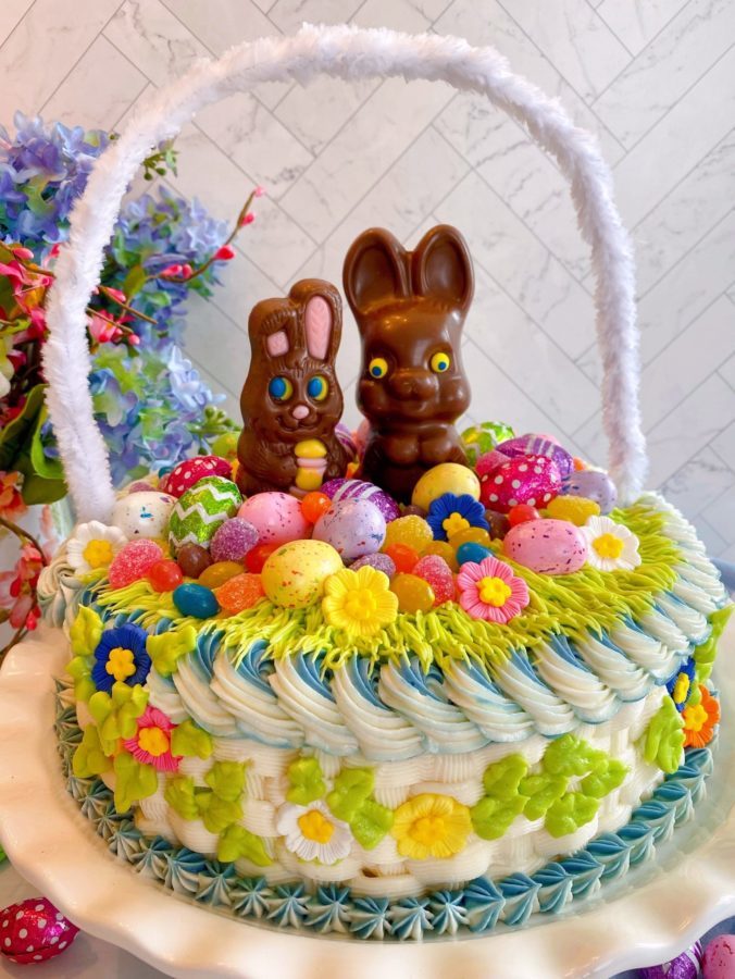 Easter Basket Cake - The Farm Chicks