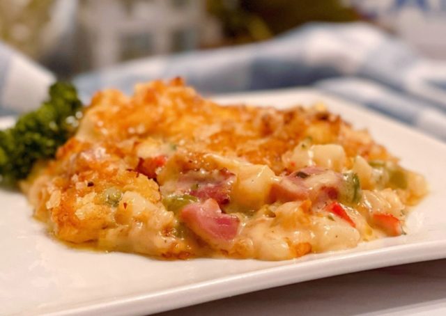 Cheesy Broccoli, Ham, and Hash Browns Casserole | Norine's Nest