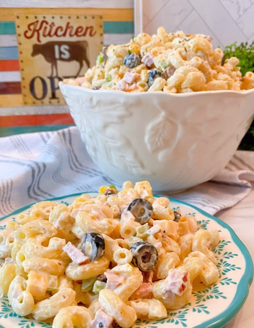 Creamy Summer Macaroni Salad | Norine's Nest