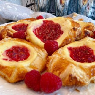 Raspberry Cream Cheese Danish