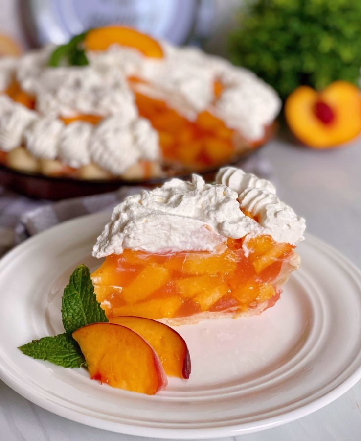 Easy No-Bake Fresh Nectarine Pie (Or Use Fresh Peaches)