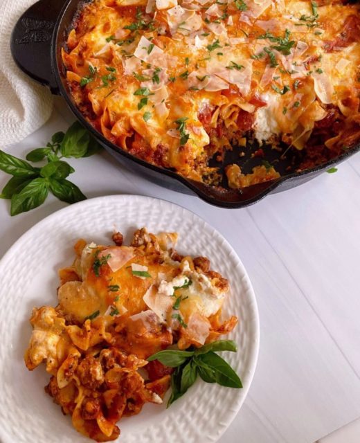 Easy Stove Top Skillet Lasagna Norine's Nest