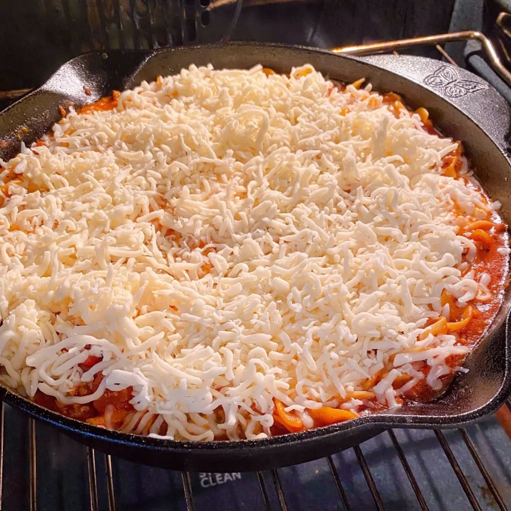 Frying Pan Lasagna - Framed Cooks