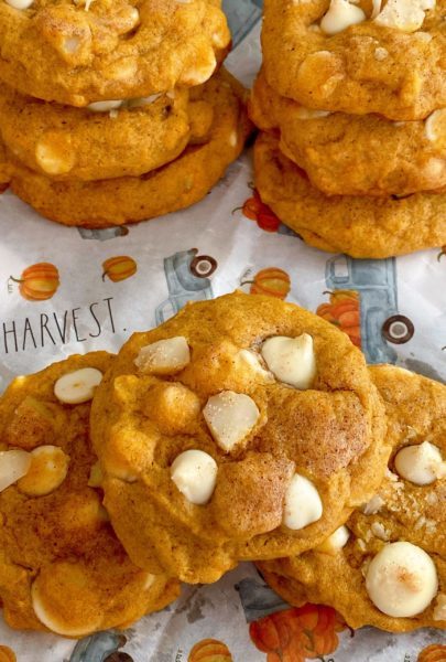 Pumpkin White Chocolate Chip Macademia Nut Cookies 2022-19 | Norine's Nest