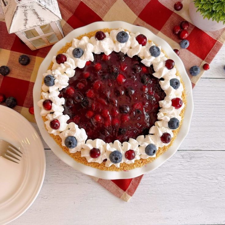 Cranberry Blueberry Cream Cheese Pie Whole Pie Norine S Nest