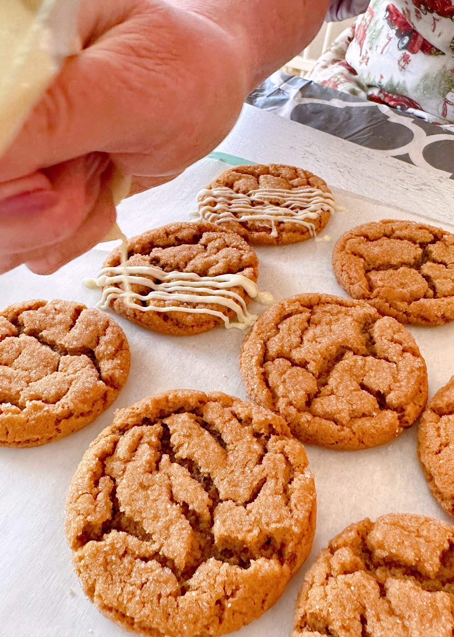 Gingersnap Molasses Cookie Recipe Norines Nest 4074