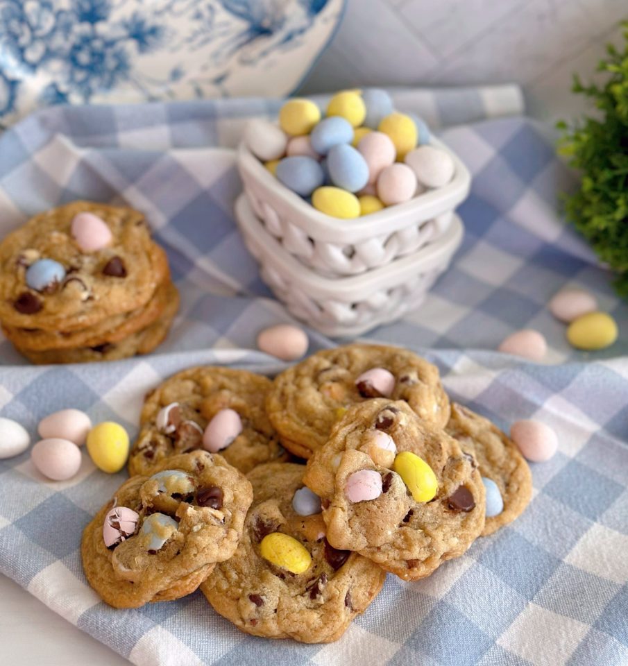 Mini Cadbury Egg Chocolate Chip Cookies Recipe Norines Nest 6733