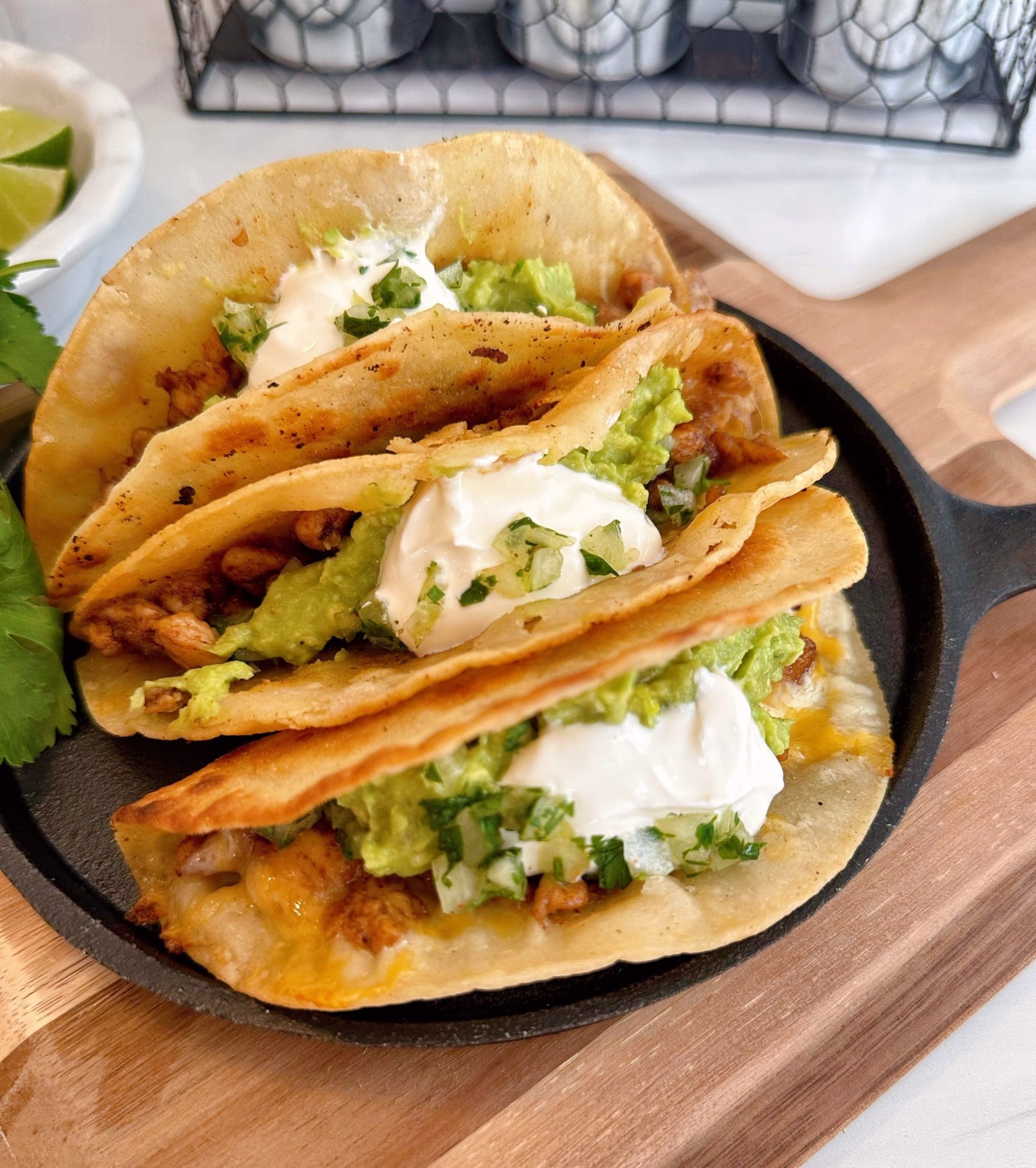 The Best Chicken Skillet Tacos | Norine's Nest