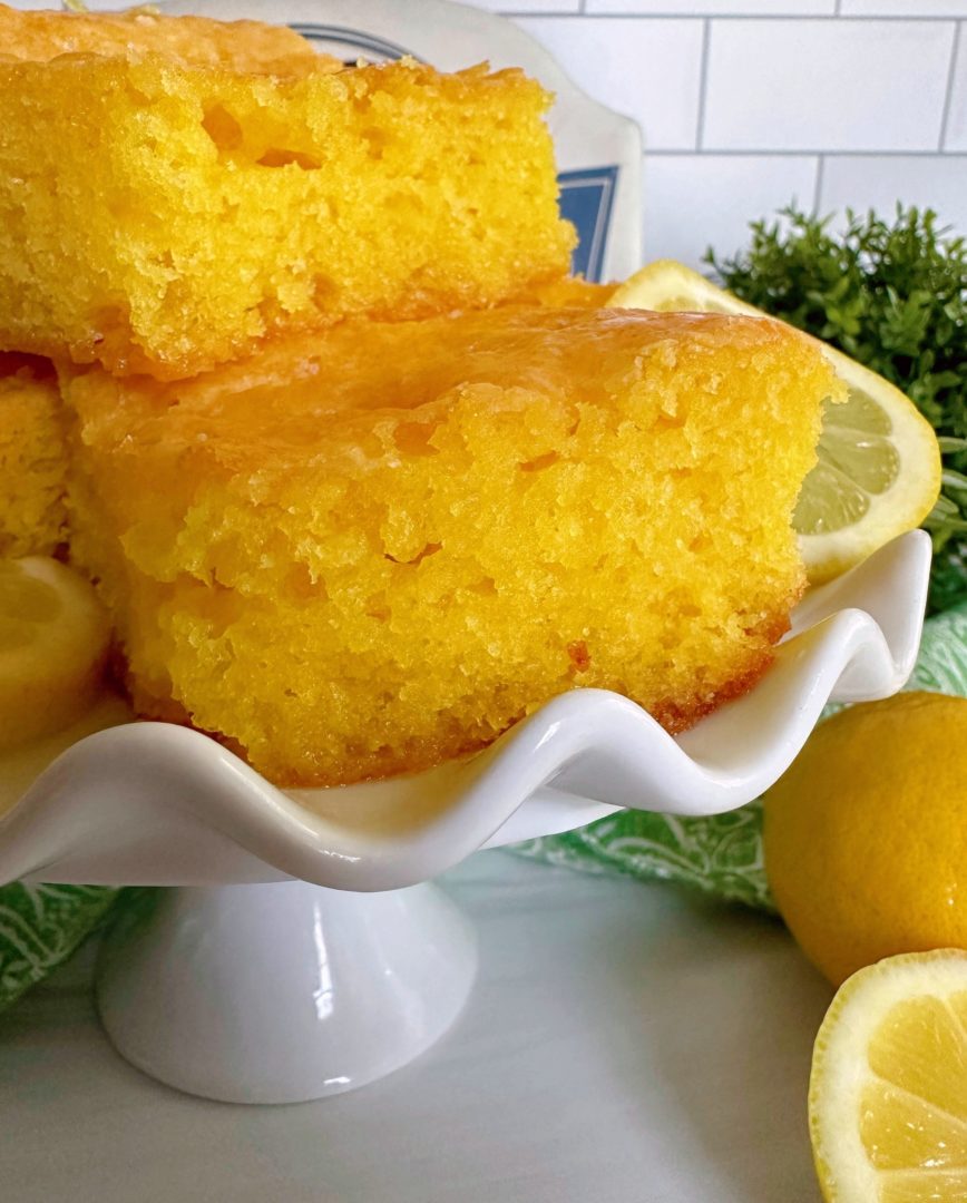 Lemon Jello Cake 2023 1 Norines Nest 7030