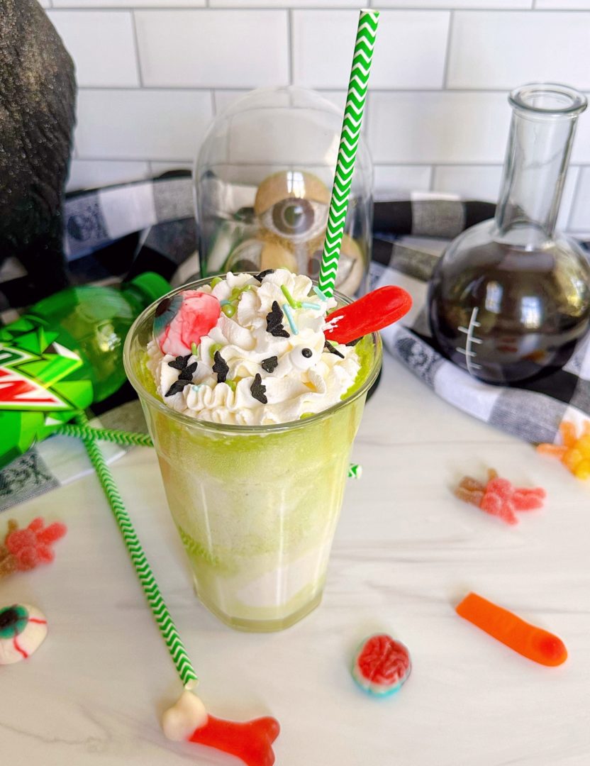 Spooky Mountain Dew Ice Cream Float | Norine's Nest