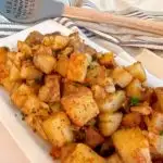 Easy Skillet Pan-Fried Ranch Potatoes.