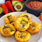 Chile Relleno Muffins on a plate.