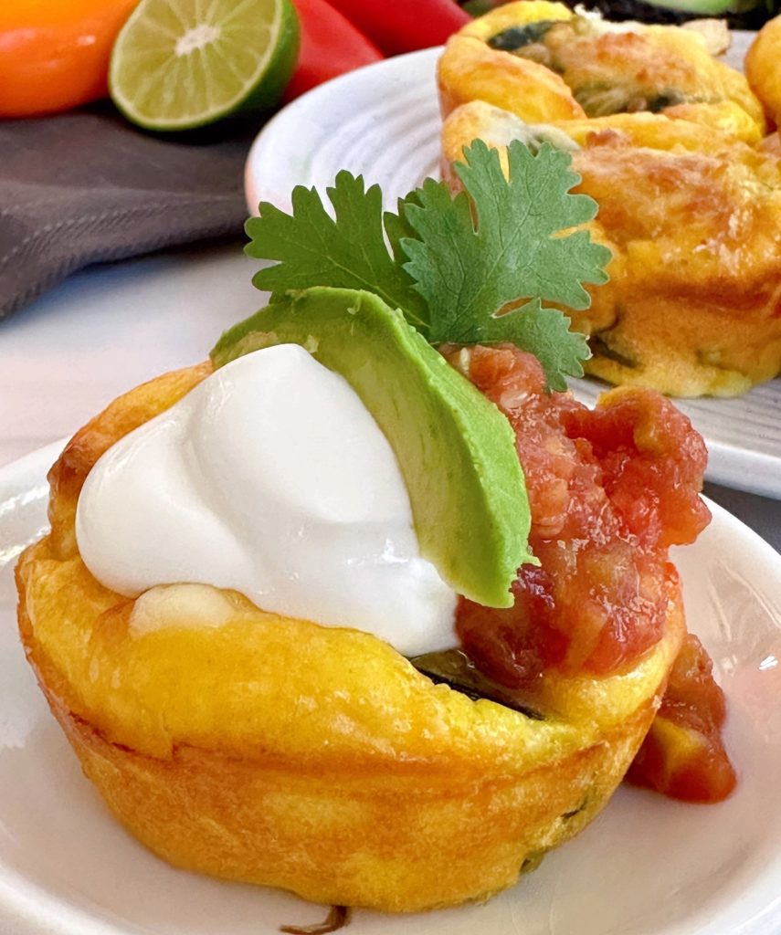 Close-up of the topped Chile  Relleno!