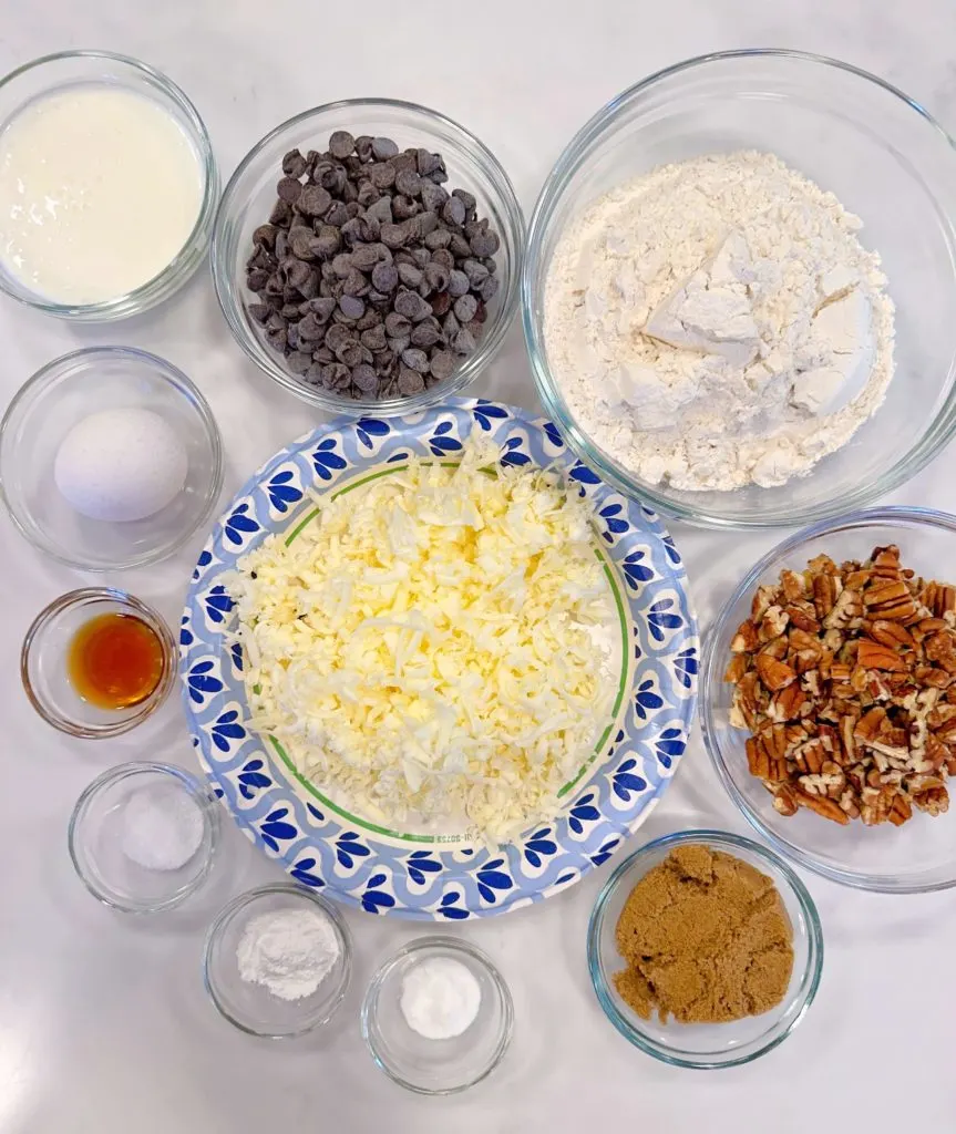 Pecan Chocolate Chip Scone ingredients.